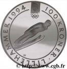 100 Kroner - Harald V (1994 Olympics -  Ski Jumping)