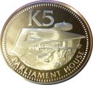 5 Kina - Elizabeth II (New Parliament Building)