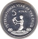 5 Kina - Elizabeth II (Children)