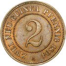 2 Pfennig - Wilhelm II