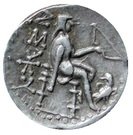 Drachm - Arsaces II (Sellwood Type 6 - Rhagae-Arsacia)