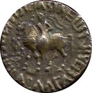 Tetradrachm - Abdagases I - 12 BC-130 AD (mint of Taxila Sirsukh)