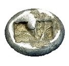 ½ Stater - temp. Cyrus the Great "Cyrus II of Persia" (Lydia satrapy)
