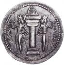 Drachm - Shapur I (type IV - eagle-crown)