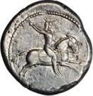 Stater - temp. Artaxerxes III / Darius III (Caria Satrapy)