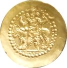 Dinar - "kushansha" Varhran I (under Hormizd I)