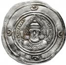 Drachm - Khusru II (Second Reign - type IV/5)