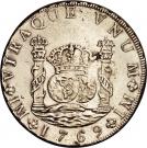 8 Reales - Carlos III (Colonial Milled Coinage)