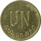 1 Sol de Oro (large Type; no mintmark)