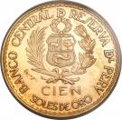 100 Soles de Oro (Casa de Moneda)