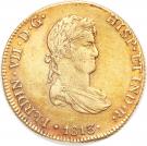 8 Escudos - Fernando VII (Colonial Milled Coinage)