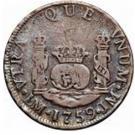 2 Reales - Fernando VI (arms)