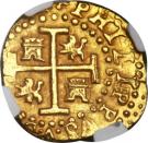 2 Escudos - Felipe V (Colonial Cob Coinage)