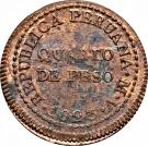 ¼ Peso (Provisional Coinage)
