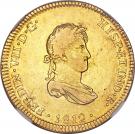 4 Escudos - Fernando VII (small bust)