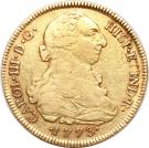 8 Escudos - Carlos III (Colonial Milled Coinage)