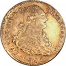 4 Escudos - Carlos IV (Colonial Milled Coinage)