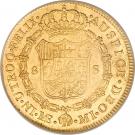 8 Escudos - Carlos III (Colonial Milled Coinage)