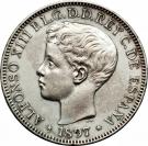 1 Peso - Alfonso XIII