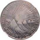 8 Reales - Ferdinand II (Counterstamp on Central American 8 Reales)
