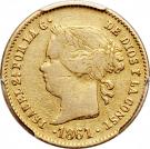 2 Pesos - Isabella II