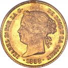 4 Pesos - Isabella II