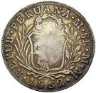 8 Reales - Fernando VII (countermarked)