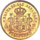 4 Pesos - Isabella II