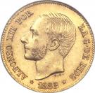 4 Pesos - Alfonso XII