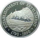 1 Dollar - Elizabeth II (Settlement; silver type)