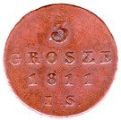 3 Grosze - Friedrich August I (I.S.)