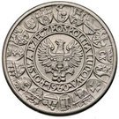 100 Złotych (Polish Millennium Trail Strike Ni faces right with eagle + small eagle)