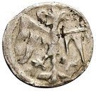 Denar - Ludwik Węgierski (Kraków mint)