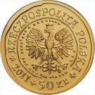 50 Złotych (White-tailed Eagle; Gold Bullion)