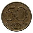 50 Groszy (CuNi; Trial Strike 50 without leaves German Occupation WW II)