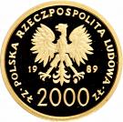 2000 Złotych (Papacy; Gold Bullion)