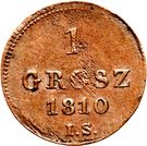 1 Grosz - Friedrich August I (I.S.)