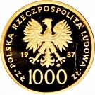 1000 Złotych (Papal Visit; Gold Bullion)