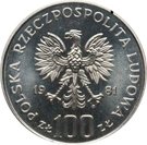 100 Złotych (General Wladyslaw Sikorski; Trial Strike)