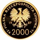 2000 Złotych (Papal Visit; Gold Bullion)