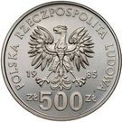 500 Złotych (40th Anniversary of the UN; Trial Strike)