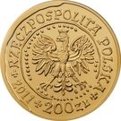 200 Złotych (White-tailed Eagle; Gold Bullion)
