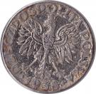50 Groszy (Nickel plated Iron; German Occupation WW II)