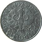 10 Groszy (German Occupation WW II)