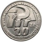 20 Złotych (Key, Sickle and Trowel; Trial Strike Ni)