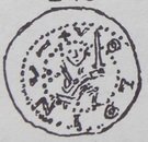 Brakteat - Władysław Laskonogi or Władysław Odonic (Gniezno mint)