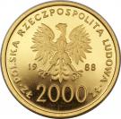 2000 Złotych (Papacy; Gold Bullion)