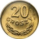 20 Groszy (Brass Trial Strike)