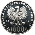 1000 Złotych (Pope John Paul II; Trial Strike)