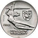 10 Złotych (700th Anniversary of Warsaw - Nike with coat of arms; Trial Strike)